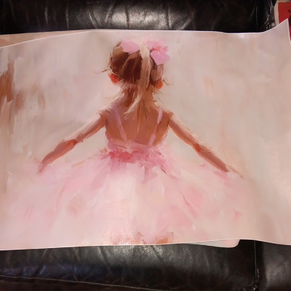 Pink Ballerina Art Print